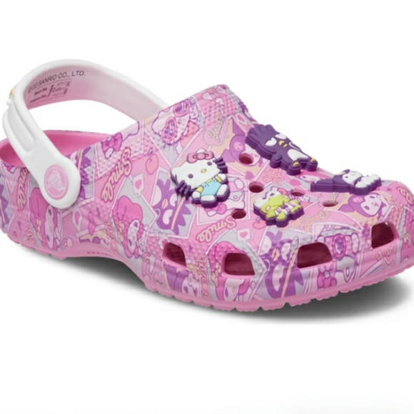 (New) Crocs Hello Kitty Clogs (W10/M8) - Picture 3 of 4